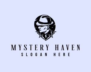 Detective Investigator Gentleman logo design