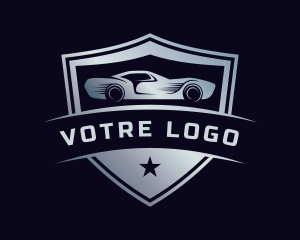 Repair - Car Automotive Shield logo design