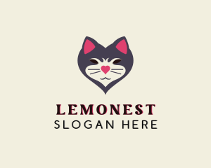 Feline Cat Veterinarian Logo
