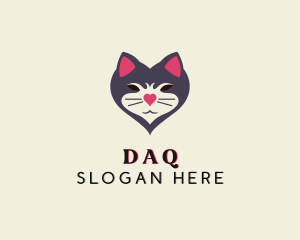 Feline Cat Veterinarian Logo