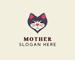 Feline Cat Veterinarian Logo