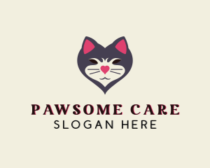 Feline Cat Veterinarian logo design