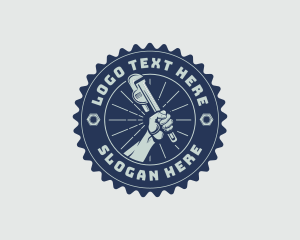 Plumbing - Mechanic Wrench Plumber logo design