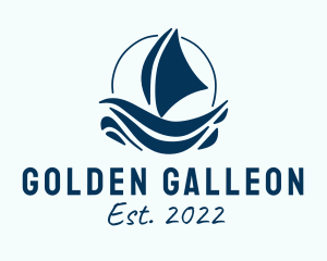 Galleon - Marine Nautical Sailboat logo design