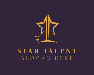 Talent - Talent Entertainment Star Tree logo design