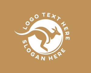 Western Australia - Kangaroo Wildlife Safari logo design