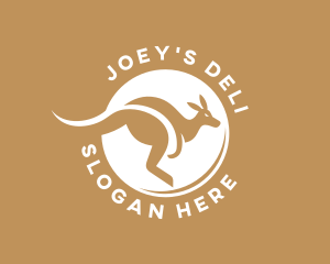 Joey - Kangaroo Wildlife Safari logo design