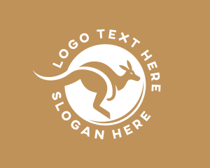 Outback - Kangaroo Wildlife Safari logo design