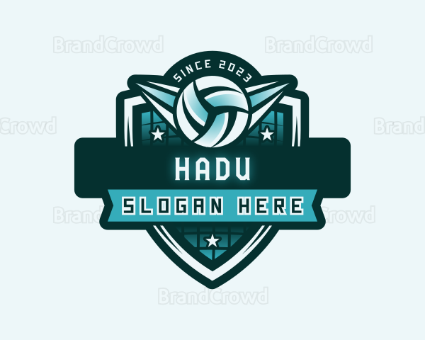 Volleyball Sports Team Logo