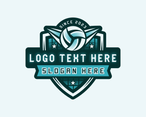 Coach - Volleyball Sports Team logo design
