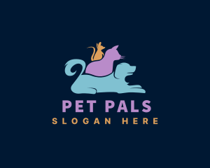 Veterinary Pets Grooming logo design