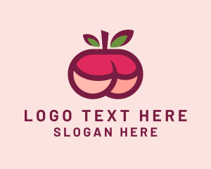 Lingerie - Seductive Cherry Butt logo design