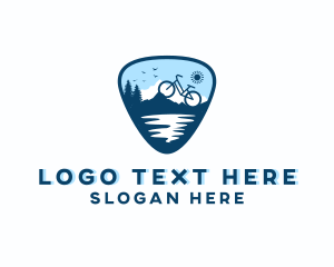 Forest - Rock Mountain Bicycle logo design