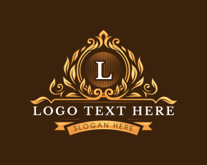 Hotel - Floral Luxury Decoration logo design