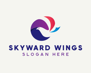 Flying - Flying Bird Animal logo design