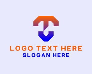 Monogram - Generic Letter TV Monogram logo design