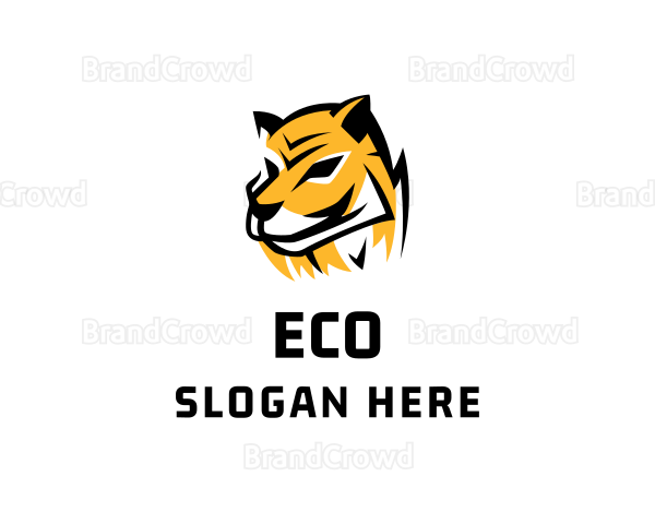 Hunting Tiger Wildcat Logo
