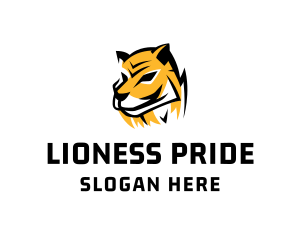 Hunting Tiger Wildcat logo design