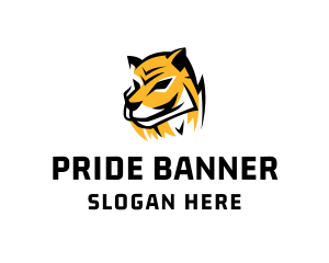 Hunting Tiger Wildcat logo design