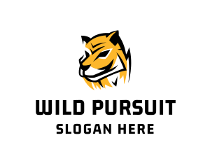 Hunting - Hunting Tiger Wildcat logo design