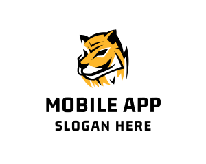 Twitch - Hunting Tiger Wildcat logo design