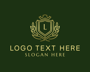 Exclusive - Luxurious Crow Shield Boutique logo design