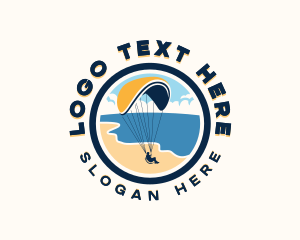 Outdoor - Paragliding Parachute Adventure logo design