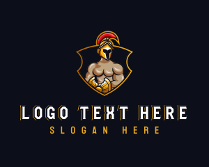 Shield - Warrior God Shield logo design