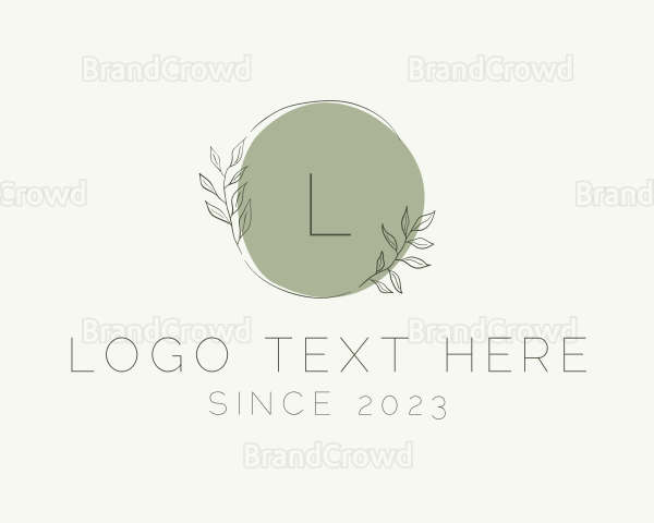 Natural Floral Gardening Boutique Logo