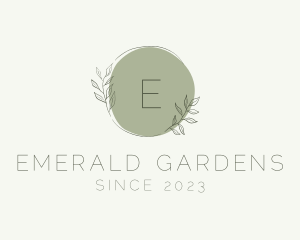 Natural Floral Gardening Boutique logo design