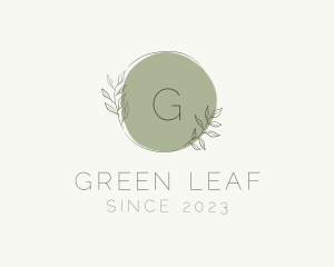 Natural Floral Gardening Boutique logo design