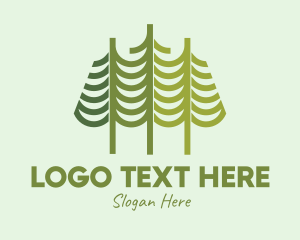 Leaf - Pine Tree Patch logo design