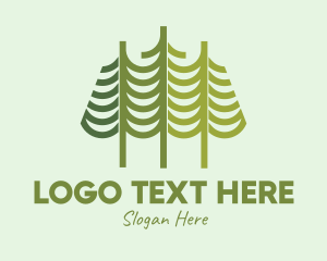 Forest - Pine Tree Patch logo design