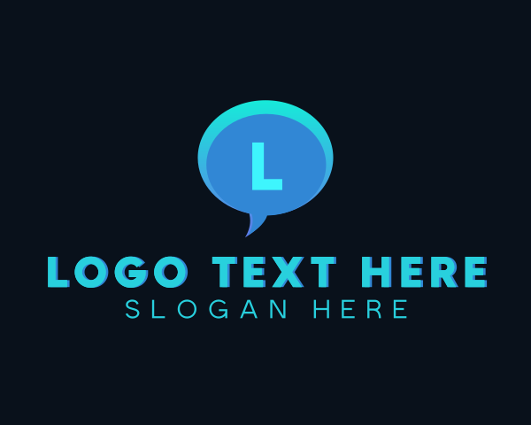 Provider - Media Speech Balloon logo design