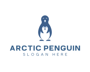 Penguin - Arctic Penguin Bird logo design