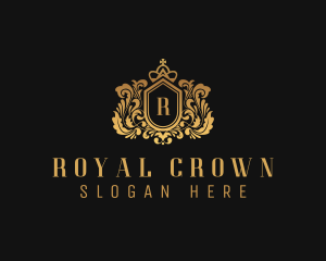 Royal Decorative Shield logo design