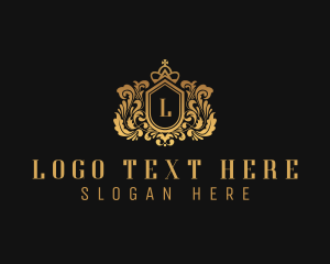 Elegant - Royal Decorative Shield logo design
