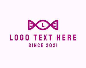 Letter Co - Sweet Candy Wrap logo design