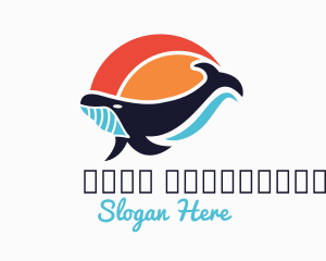 Ocean Whale Logo