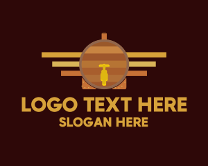 Distillery - Beer Barrel Truck logo design