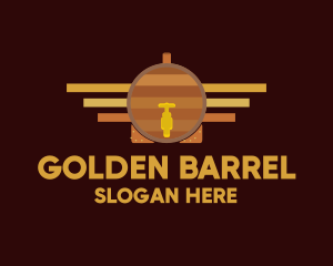 Whiskey - Beer Barrel Truck logo design
