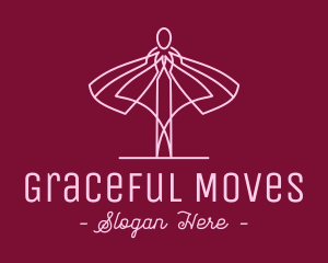 Ballet - Minimalist Ballet Dancer logo design