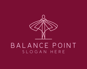 Skirt Ballet Dancer  logo design