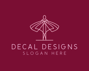 Skirt Ballet Dancer  logo design