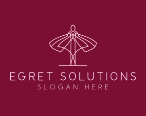 Skirt Ballet Dancer  logo design