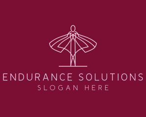 Skirt Ballet Dancer  logo design