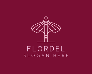 Skirt Ballet Dancer  logo design