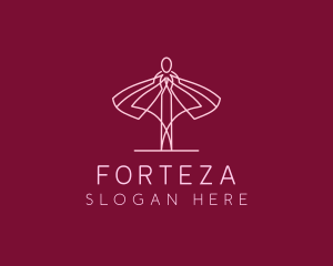 Skirt Ballet Dancer  logo design