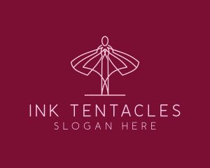 Skirt Ballet Dancer  logo design