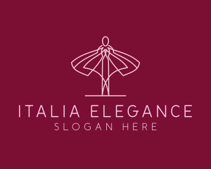 Skirt Ballet Dancer  logo design